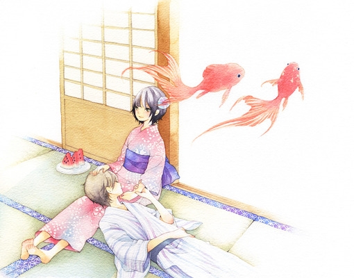鱼的世界 插画系