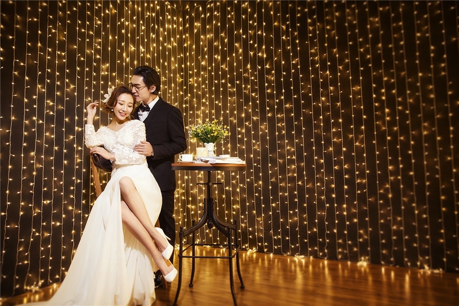 金碧辉煌 婚纱照