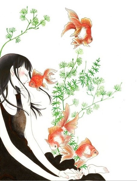 鱼的世界 插画系