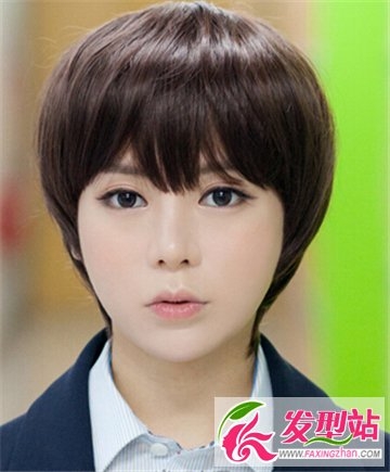 韩国流行女生短发发型 异域发型别致风情