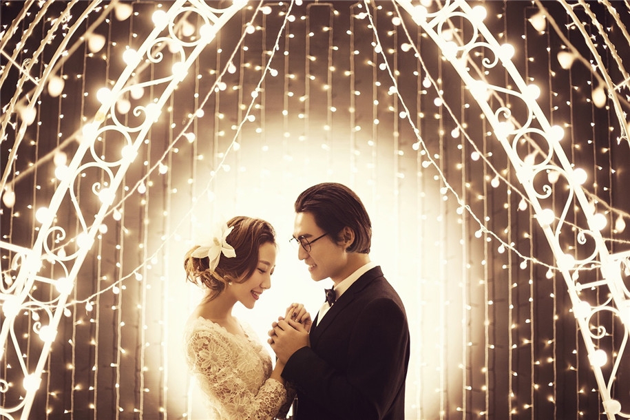 金碧辉煌 婚纱照
