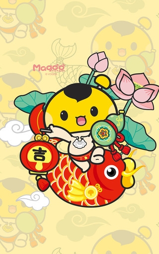 蘑菇点点贺新年