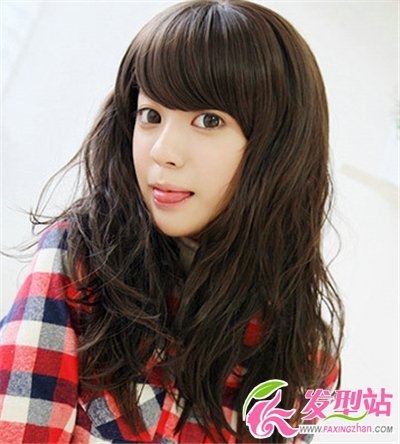 2014女生流行韩式烫发发型 时尚发型塑造清甜靓丽美女