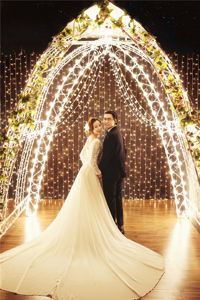 金碧辉煌 婚纱照