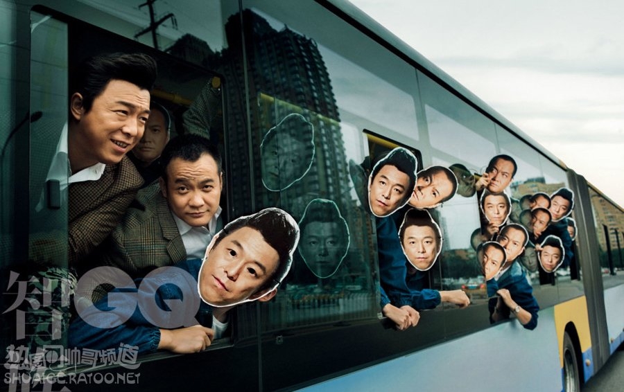 《心花路放》宁浩、黄渤登《智族GQ》杂志