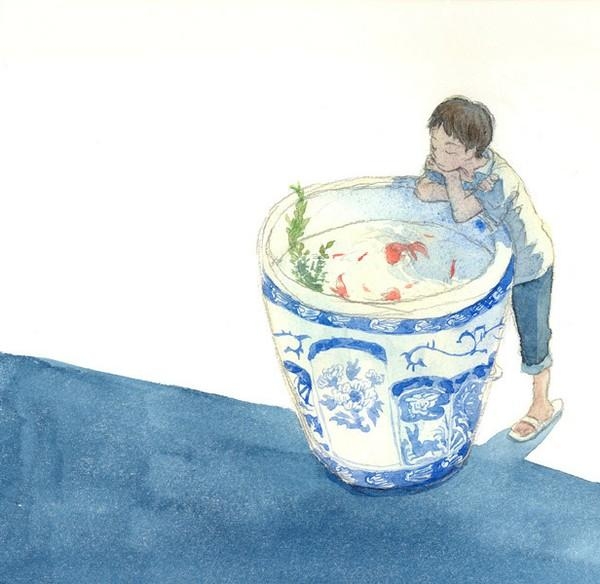 鱼的世界 插画系