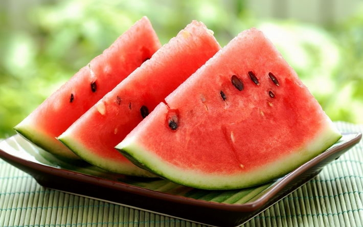 夏日清凉西瓜高清摄影桌面壁纸
