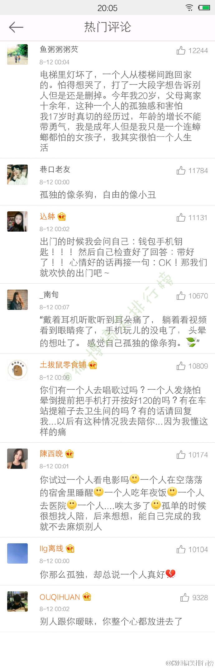 一个人生活是什么心情