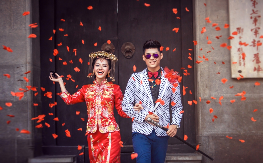 解放街 婚纱照