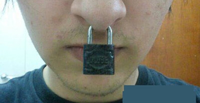 讲过最屌的鼻环
