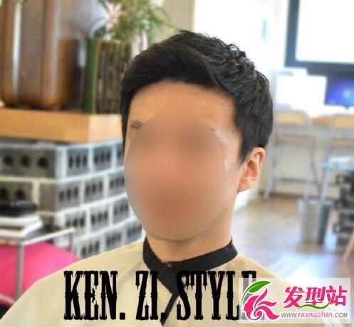 男生心形刘海发型 很有活力的一款潮发