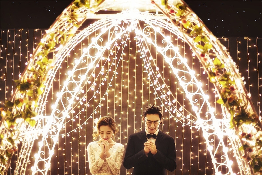 金碧辉煌 婚纱照