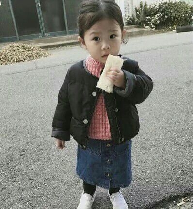 以后一定要生个女儿 然后这样打扮她