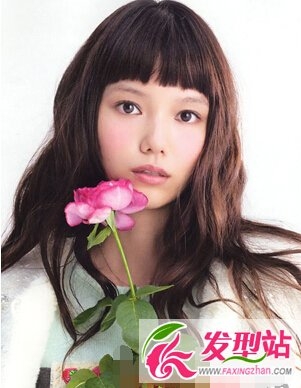 日系森女风长发发型 清新优雅高洁