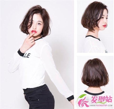 短发女生百搭刘海发型推荐 可爱刘海发型打造短发美女