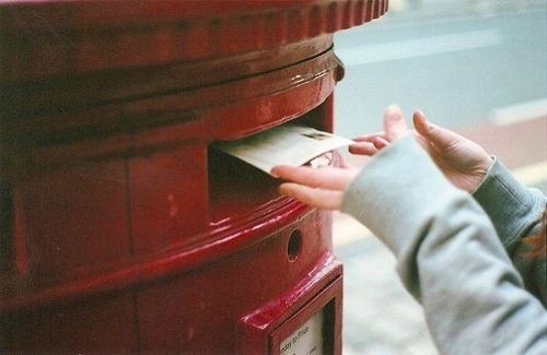 我想写封信给我那个最爱的少年 寄信信封图片