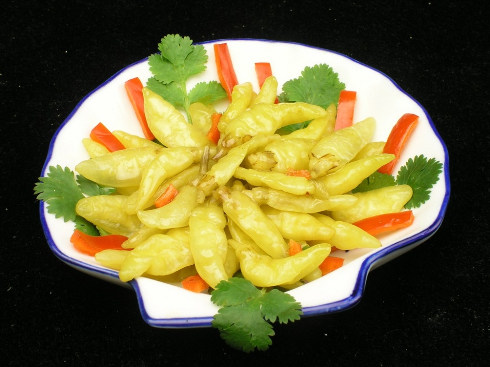 野山椒hg凉菜系列美食素材图片