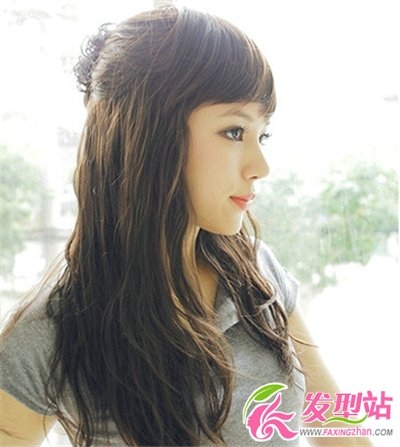 2014女生流行韩式烫发发型 时尚发型塑造清甜靓丽美女