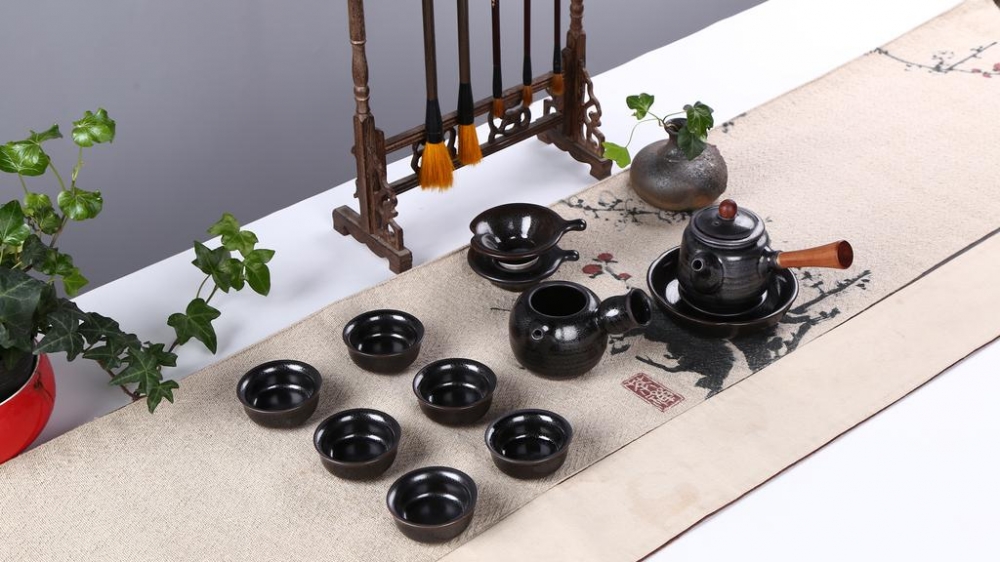 卓尚堂黑天目茶具