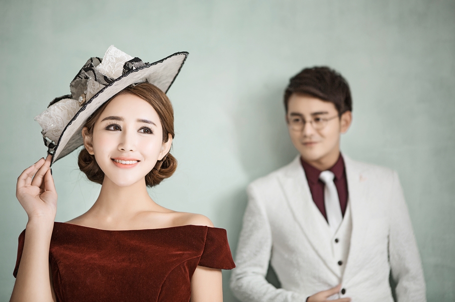 你是我的眼 婚纱照