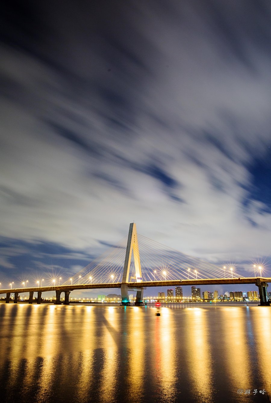 永嘉县瓯北大桥夜景