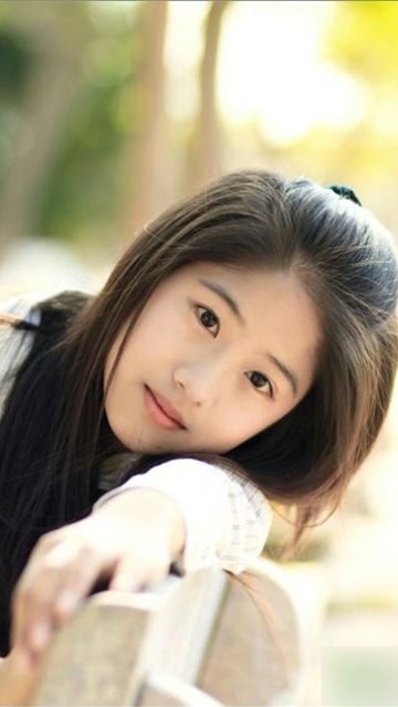 校园清纯唯美可爱女生私照手机桌面壁纸