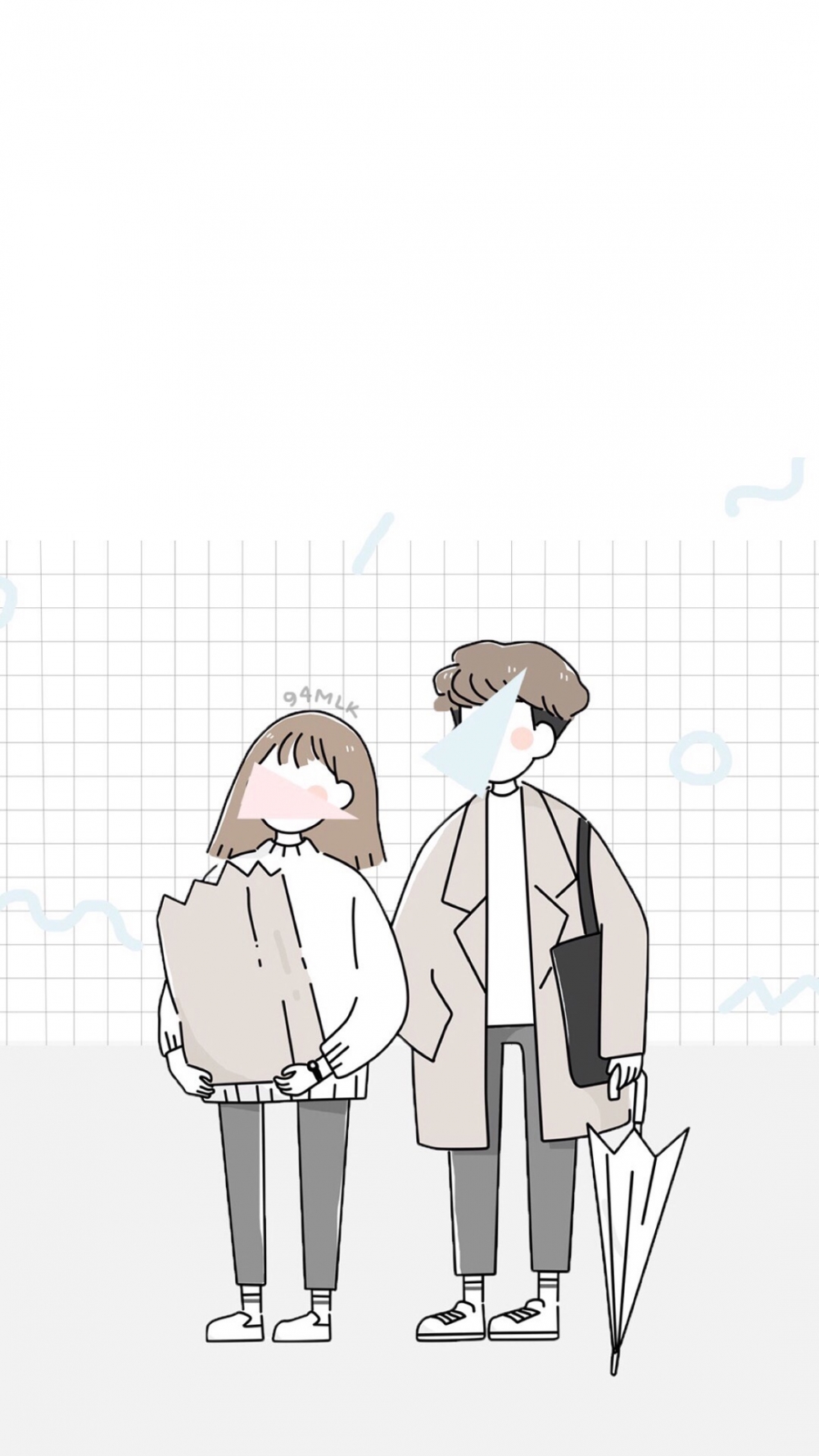 唯美创意手绘情侣图片大全