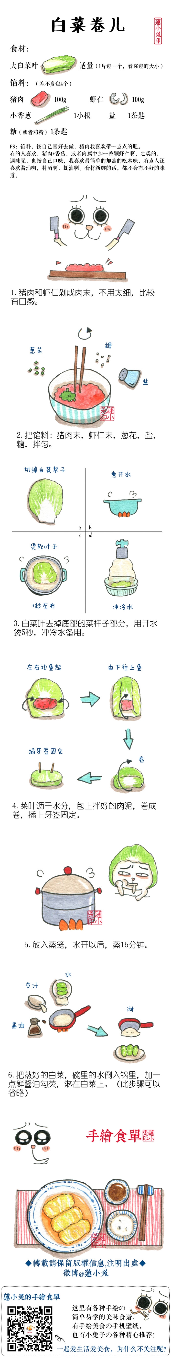 手绘菜谱，口水都要留出来了