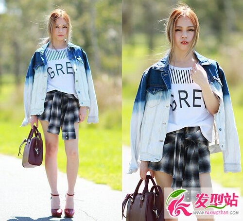 长发扎发服装搭配 秋冬和Chloe·ting学穿搭