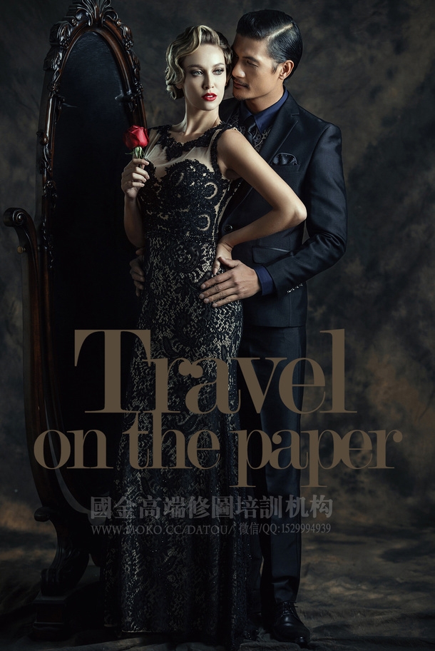 红玫瑰 婚纱照