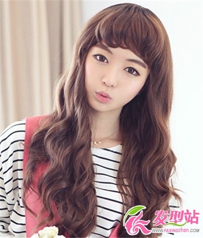 2014女生流行韩式烫发发型 时尚发型塑造清甜靓丽美女