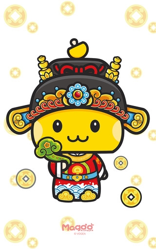 蘑菇点点贺新年