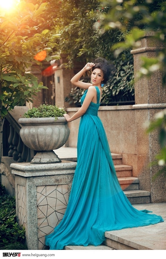 那一抹蓝 婚纱照