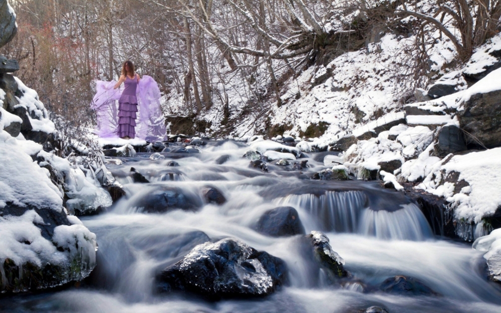 唯美雪景自然景观高清图片桌面壁纸