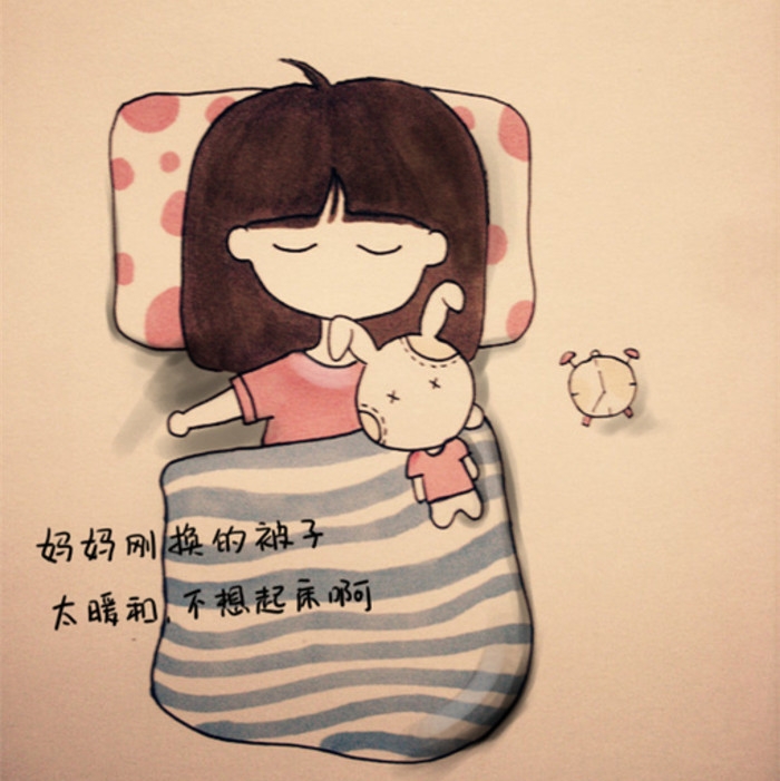 QQ头像可爱卡通人物插画头像唯美图片