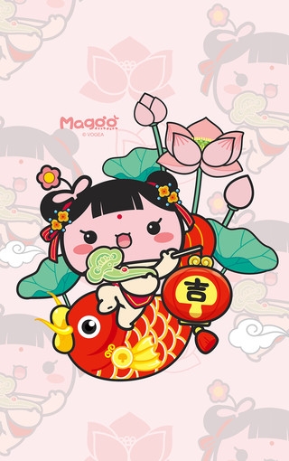 蘑菇点点贺新年