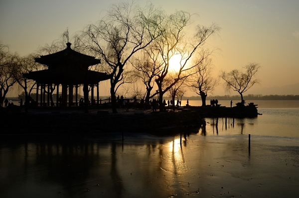 午后游颐和园拍摄的黄昏美图