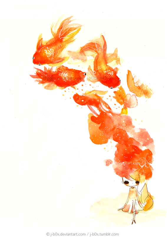 鱼的世界 插画系