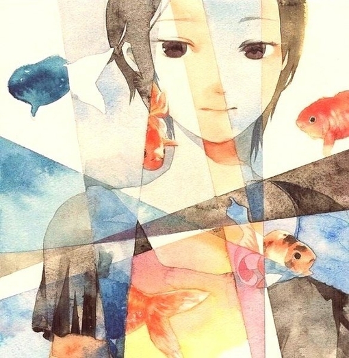 鱼的世界 插画系
