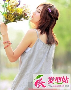 日系森女风长发发型 清新优雅高洁