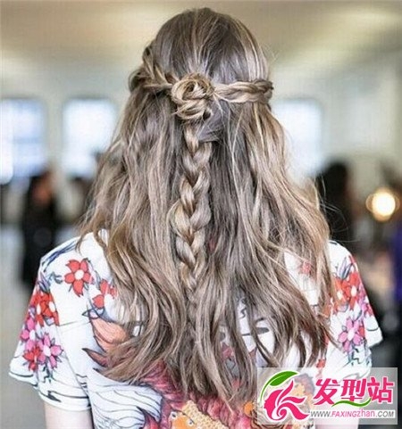 玫瑰花编发超吸睛 长发编发大全