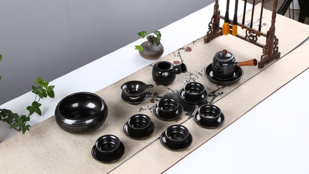 卓尚堂黑天目茶具