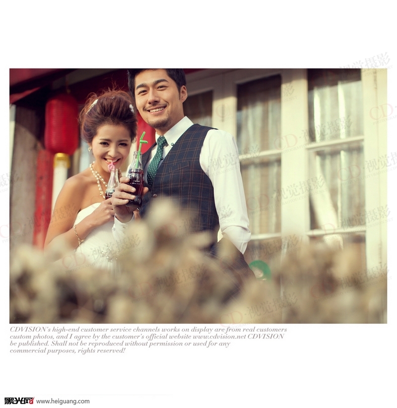 可乐爱情 婚纱照