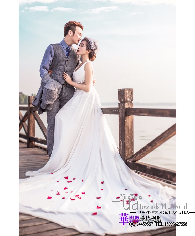 夕阳 婚纱照
