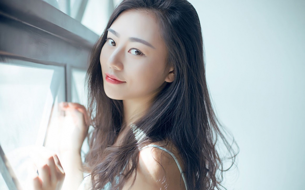 美女清晨清新写真