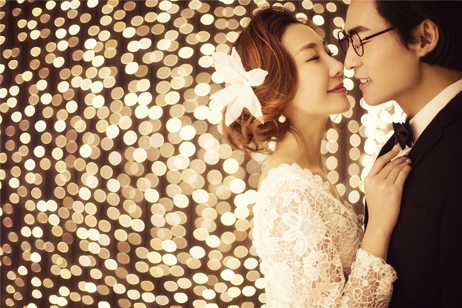 金碧辉煌 婚纱照