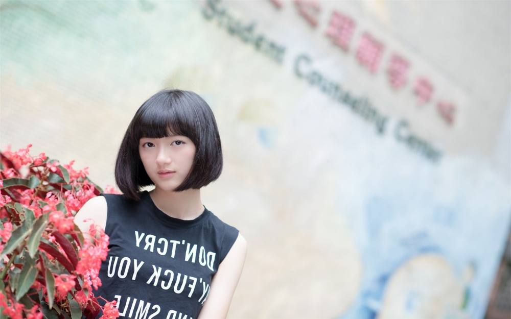 小清新校园美女写真高清桌面壁纸 第三辑