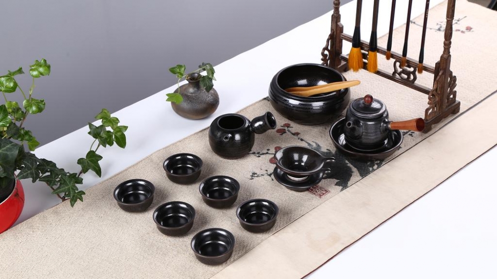 卓尚堂黑天目茶具