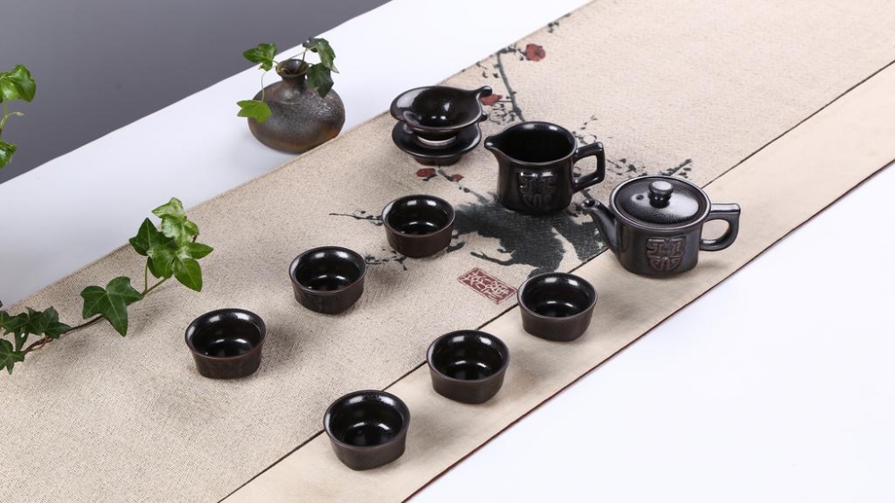卓尚堂黑天目茶具