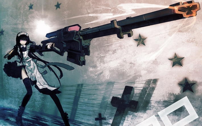黑岩射手动漫高清桌面壁纸